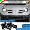 KIT FULL LED PER MITSUBISHI OUTLANDER LAMPADE LED H4 6000K BIANCO NO AVARIA LUCI