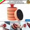 ESL SET 5 TAMPONI LUCIDATURA CARROZZERIA MANUALE DIAMETRO 85MM PER KYMCO K-PIPE 125