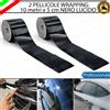 ESL 2 x PELLICOLA NERO LUCIDO PER FERRARI 550 MARANELLO CROMATURE ESTERNE