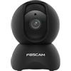 Foscam Telecamera IP motorizzata WiFi 5MP con rilevamento del movimento intelligente - X5 Nero