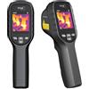 TFA Dostmann Termocamera Visualtemp 96x96 IR risoluzione, 31.1144, con infrarossi, portatile, batteria 8 ore, da -20 °C a 550 °C, precisione +/- 3 °C, IP 54, per la caccia o ispezioni domestiche, nero