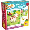 Lisciani Puzzle 4 pz La Fattoria 1-4a CAROTINA BABY 80083