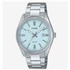 Casio Orologio Uomo Casio MTP-1302DA-2A2 Quadrante Blu Ghiaccio Acciaio Inox...