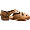 Frau Sandali Frau donna ballerine ragnetto in pelle 86M8 Cuoio