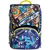SJ GANG STYLE JAM GANG Funny Adventure Boy Zaino Estensibile, Unisex - Bambini e ragazzi, Blu (Blue Print), Taglia unica