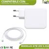 New Net Alimentatore USB-C 87W compatibile HP Elite X2 1012 G2 1013 G3