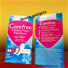 CAREFREE 24 pacchi (720 Proteggi Salva Slip) Carefree Cotton Feel Flexiform Salvaslip