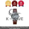 Hamilton Khaki Field Auto 38 mm acciaio inossidabile pelle di mucca argento