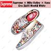 Supreme × Mike Kelley × Vans Era 26SS Week8 Bianco VN00110ANTR Taglia Uomo