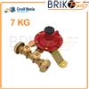 GNALI BOCIA MONDIAL MINI CENTRALINA GAS GPL 2 BOMBOLE STAFFE REGOLATORE DA 7 KG SENZA FLESSIBILI