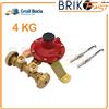 GNALI BOCIA MONDIAL MINI CENTRALINA GAS GPL 2 BOMBOLE 4KG CON REGOLATORE E STAFFE SENZA FLESSIBILI