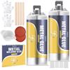 Does not apply Colla Metallo 100Ml, Stucco per Metallo Bicomponente per Metalli, Metallos Liqui