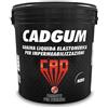 Cad Gum Guaina liquida nera impermeabilizzante pronto uso a pennello fusto 20 kg