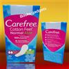 CAREFREE 4 pacchi (120 Proteggi Salva Slip) Carefree Cotton Feel Normal Aloe Salvaslip