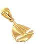 CIONDOLO PENDENTE IN ORO GIALLO 18K, BARCA A VELA, PICCOLO, LUCIDO, 12 MM