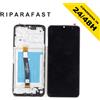 Samsung Schermo Display LCD Samsung A22 5G SM-A226 Frame Touch Assembly Nero