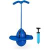 Relaxdays Salterello per Bambini, Pogo Stick con Palla Salta-Salta e Manici, 100 kg, 74x39x29 cm, Gioco da Esterno, Blu