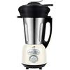 Senya Miscelatore riscaldante in acciaio inox Cook & Ice V3 crema, frullatore zuppa vellutata/mulinata, cottura a vapore, gelato tritato frullati, 1,5 l, 1400 W, e il suo cestino a vapore in silicone