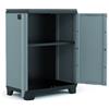 KIS Armadio Keter Stilo basso mobile resina basso grigio 1 ripiano dimens 68x39x90cm