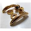 VALLI E VALLI MANIGLIA COPPIA SERIE PATRIZIA OTTONE ORO LUCIDO CON ROSETTA BOCCHETTA Ø MM. 45