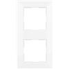 REV 0236820104 Quadro, presa a 2 prese, telaio interruttore luce ecc, bianco