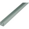 Alberts GAH-ALBERTS 473853 Profilo a U, Alluminio, 1000 x 20 x 10 mm