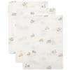 Jollein On The Go - Set di 3 panni da bagno per bambini, 15 x 20 cm, 100% cotone, certificato Oeko-Tex