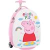 safta Peppa Pig Ice Cream - Trolley da cabina 16 pollici, valigia con ruote, lucchetto di sicurezza, valigia leggera, 28 x 23 x 43 cm, colore: rosa chiaro/verde menta, Rosa Chiaro/Verde Menta, Estándar,