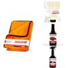 ALCLEAR® 95V02 Value Kit Außenreinigung Auto: XXL Trockentuch, Mikrofaser Waschhandschuh, Autoshampoo Konzentrat, Premium Felgenreiniger
