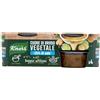 Knorr Cuore di Brodo Vegetale, Pronto da Diluire, con -25% di Sale^, con Verdure da Agricoltura Sostenibile, Vegano, Senza Glutine, Senza Glutammato*, Senza Conservanti, 4 Vaschette da 28g