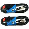 PROEL BULK250LU3 - coppia cavi audio bilanciati professionali, connettori Cannon