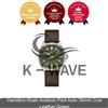 Hamilton Khaki Aviation Pilot Auto 39 mm pelle di mucca verde espresso