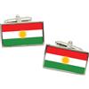 Family-crests.com Kurdistan Bandiera Gemelli IN Cromata Scatola Regalo