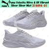 Puma Velocity Nitro 4 GR Vibrant Silver Silver Mist 314494-01 taglia uomo