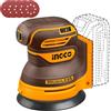Ingco Levigatrice rotorbitale batteria 20V 125mm 6 Velocità Brushless Solo corpo Ingco