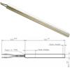 UNIVERSALE Resistenza Candeletta Stufa a Pellet 10mm 280W 155mm La Nordica Extraflame PASIA