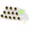 OFITURIA Rollo Film Elástico de Plástico Estirable, Transparente 70% Reciclado, 50 cm Extensible Hasta 300 Metros de Largo, Protector de Embalaje Industrial Resistente, Film para Embalar (12 Rollos)