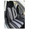 BREMER SITZBEZÜGE Coprisedili per auto compatibili con Ford Fiesta 5 2001 - 2008, coprisedile conducente e passeggero, FB: MD501 (nero/grigio)