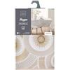 Douceur d'Intérieur, Tovaglia rettangolare (145 x 240 cm) Eclipse Bianco, Poliestere Stampa Metallizzata