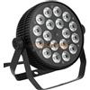 NLIGHTING® FARO PAR LED SLIM DMX IN e OUT RGBW 18x12 4in1 FULL COLOR WISDOM DJ Light