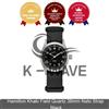 Hamilton Cinturino Nato Hamilton Khaki Field Quartz 38 mm nero espresso / originale