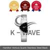 Hamilton Ventura Quartz Stainless Steel Black Express / originale