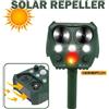 Repellente Uccelli Sonoro Ricarica Solare Scaccia Piccioni Volatili Animali Orto