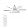 Does not apply Ventilatore Da Soffitto a LED Con Base E27 Con Telecomando 85V-265V 3 Luci Color