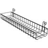 Scaffale portaoggetti in filo metallico per cesto appeso, per decorazione da