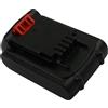 Avizar, Batteria 18V Li-ion 1500mAh 27.0Wh per Strumento Black and Decker BL1518