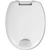 VitrA Bad 524645 C3202W - Sedile WC Haromed con chiusura morbida, maniglia e cerniera, 1 pezzo, blu