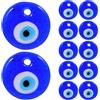 PRETYZOOM 12 perline di Nazar Boncuk per gioielli con occhio blu 3 cm