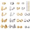 Cheriswelry Cheriswely 40 orecchini a perno in acciaio inox con farfalline di sicurezza p