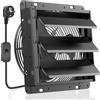 HG Power 250 mm Ventola Aspirazione 1100 m³/h Industriale Estrattore Alluminio p